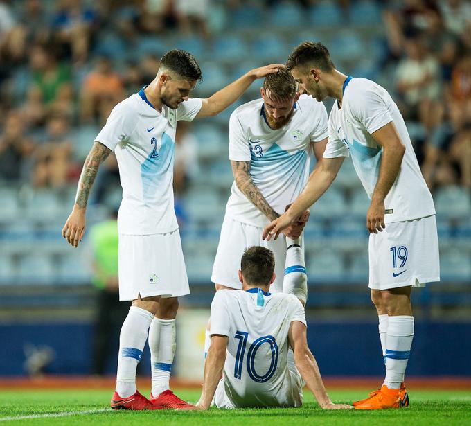 Ko je Šporar nazadnje zaigral za Slovenijo, je občutil sladkost zmage v Podgorici (2:0). | Foto: Vid Ponikvar