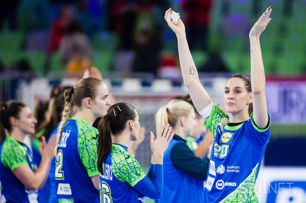 EHF Euro2022: Slovenija - Madžarska, slovenska ženska rokometna reprezentanca