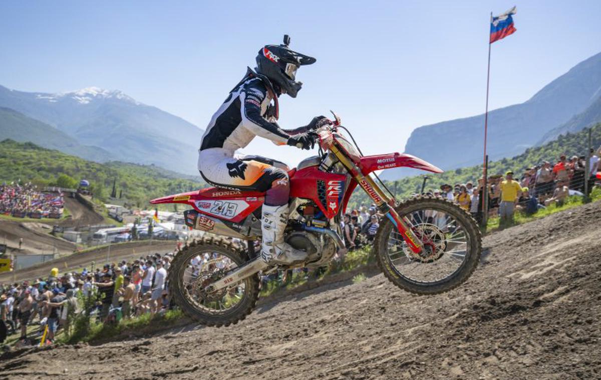 Tim Gajser Honda Trentino | Tim Gajser si je zmage še toliko bolj želel zaradi več tisoč Slovencev na sami dirki v bližini Gardskega jezera. | Foto Honda Racing/ShotbyBavo