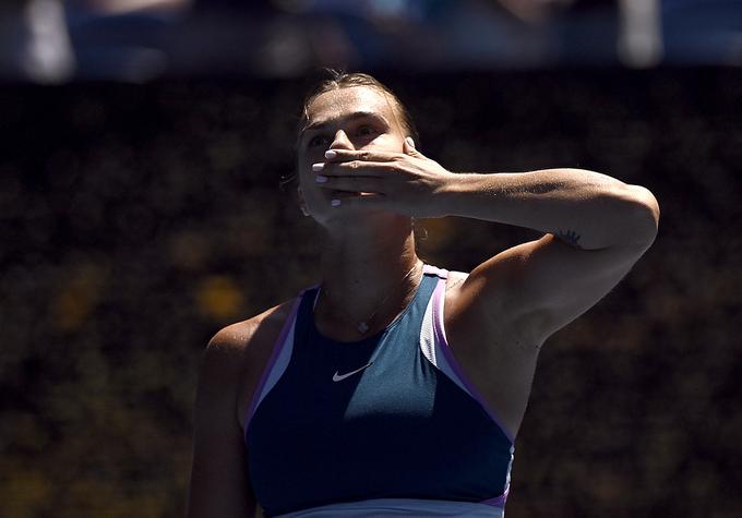 Arina Sabalenka se je očitno dobro pripravila na Donno Vekić. | Foto: Reuters