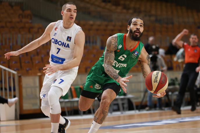 Cedevita Olimpija Justin Cobbs | Cedevita Olimpija je s 93:91 ugnala Cibono. | Foto Filip Barbalić/www.alesfevzer.com