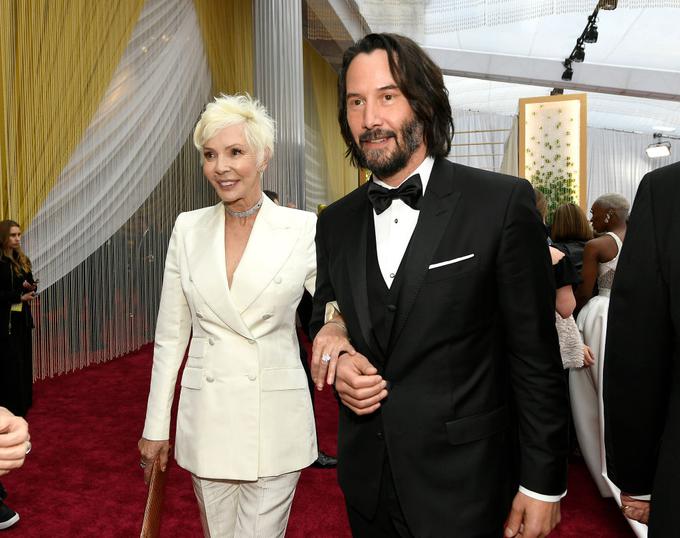 Keanu Reeves z mamo Patricio Taylor | Foto: Getty Images