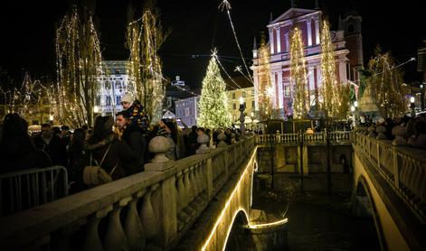 Do kdaj bodo v Ljubljani še gorele praznične luči?