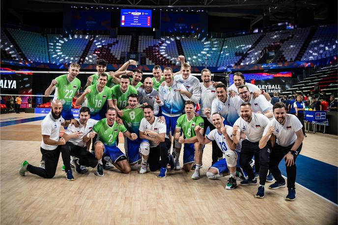 slovenska odbojkarska reprezentanca : Francija, liga narodov | Slovenski odbojkarji po prvem turnirju lige narodov zasedajo visoka mesta tudi v posamičnih kategorijah. | Foto VolleyballWorld