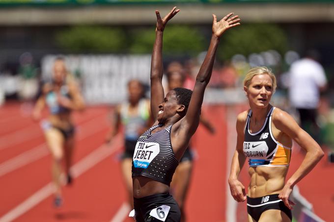 Ruth Jebet je v Eugenu svetovni rekord zgrešila le za sekundo. | Foto: Getty Images