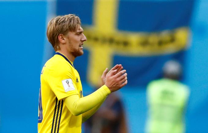 Emil Forsberg je Švedsko po 22 letih popeljal med osem najboljših na SP. | Foto: Reuters