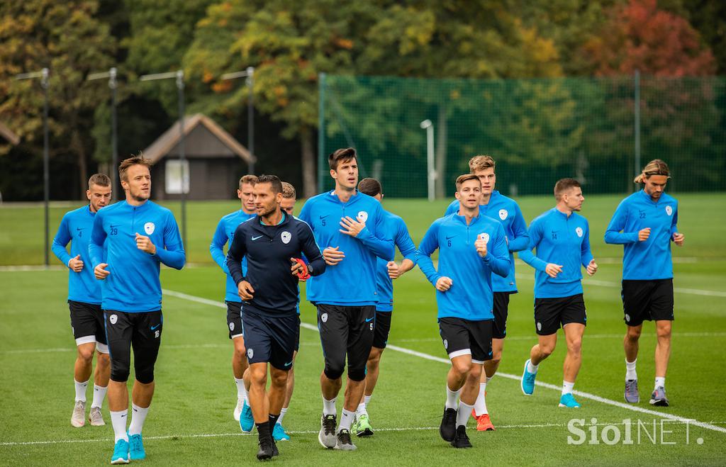 Slovenska nogometna reprezentanca Trening