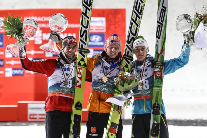 Bronasta posamična medalja na SP v poletih v Harrachovu 2014 | Foto: Guliverimage