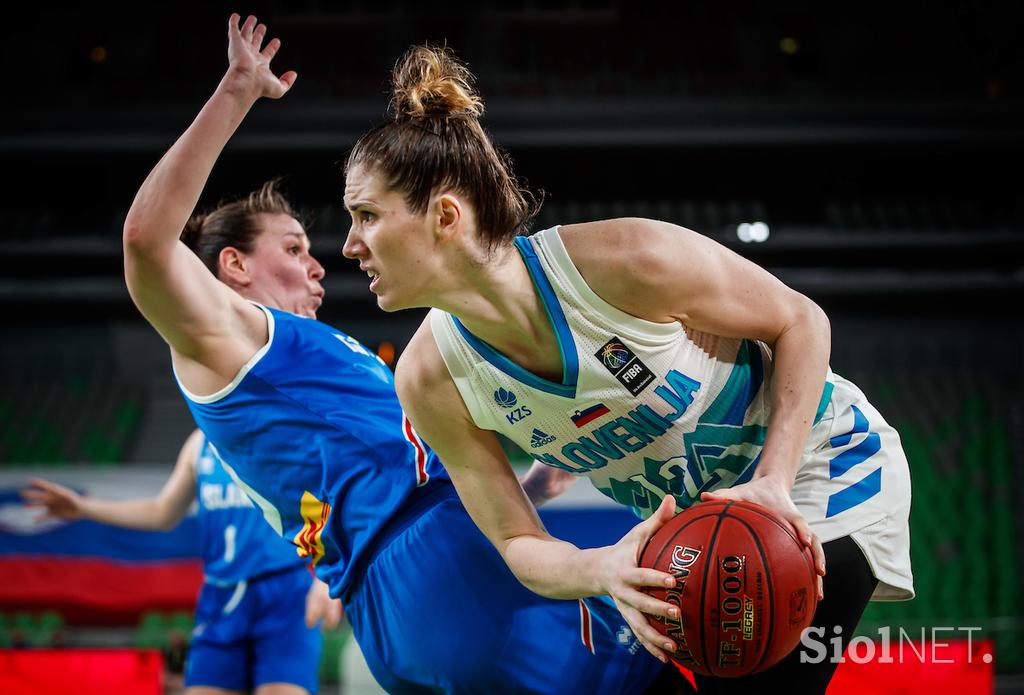 Slovenija Islandija ženska košarkarska reprezentanca