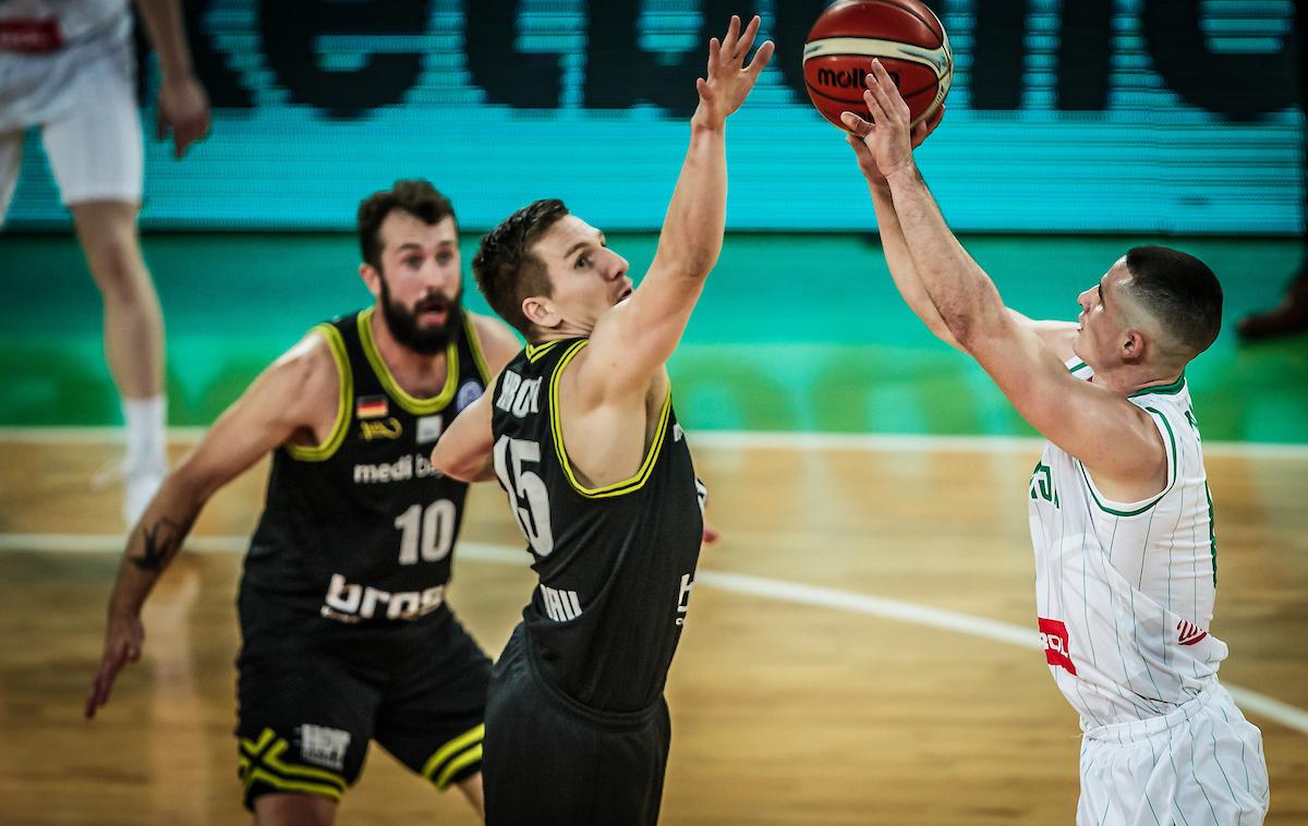 Petrol Olimpija Bayreuth liga prvakov | Gregor Hrovat je bil usoden za Olimpijo. | Foto Vid Ponikvar