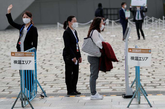 Glede navijačev izven Japonske med OI še ni nič določenega, podrobnosti bodo sporočili, ko bodo sprejeti ukrepi za varno izvedbo OI | Foto: Reuters