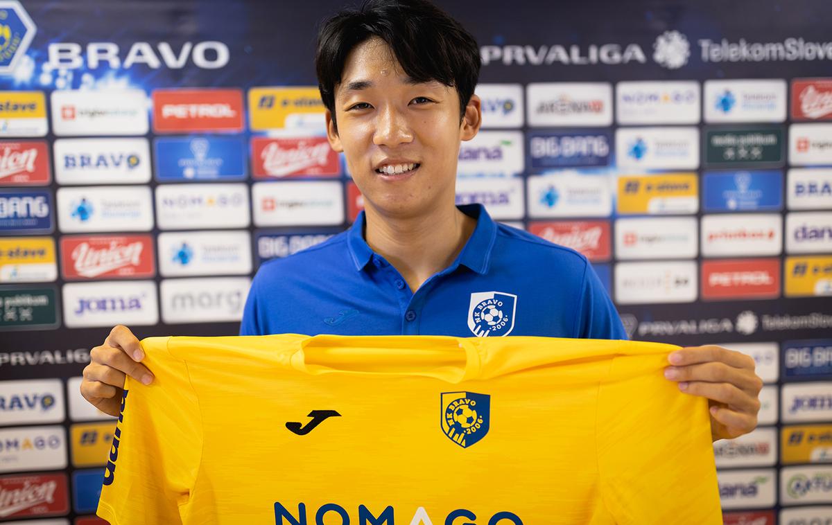 Chan-woo Kim | Nazadnje je Kim igral za univerzo Hanyang, pri Bravu pa je bil že pred časom na preizkušnji, na kateri so bili z njim v taboru ljubljanskega kluba navdušeni. | Foto Nk Bravo