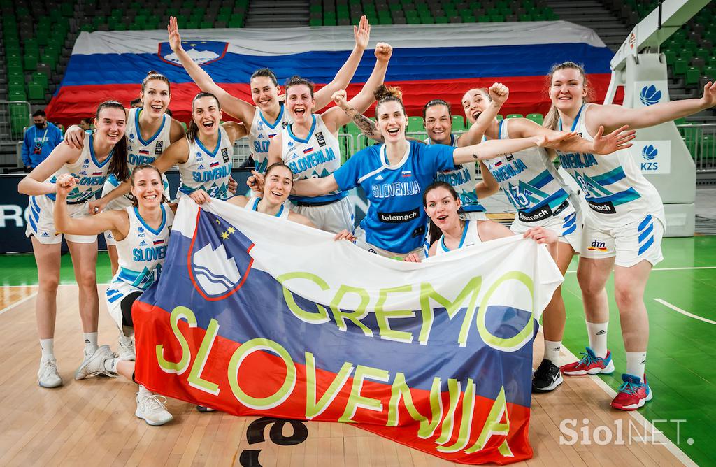 Slovenija Islandija ženska košarkarska reprezentanca