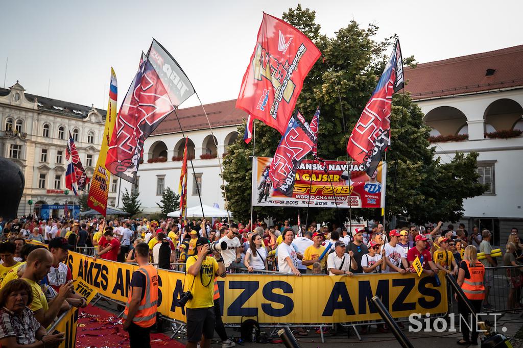 Maribor, sprejem za Tima Gajserja