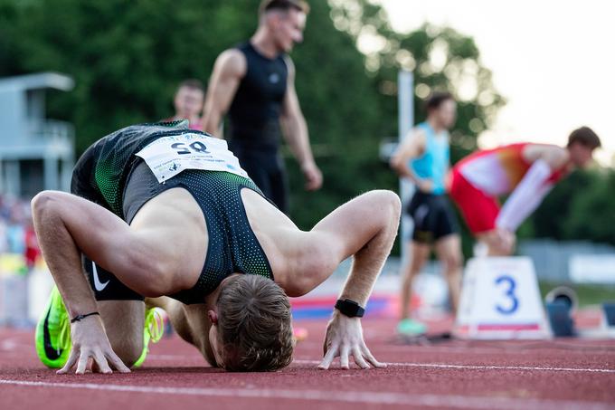 Luka Janežič je tekel prvič po težji poškodbi in zmagal. | Foto: Matic Klanšek Velej/Sportida