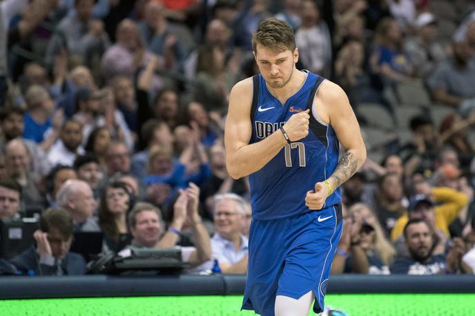 Luka Dončić | Luka Dončić postavil nov mejnik v ligi NBA. Postal je najmlajši košarkar s tremi trojnimi dvojčki. | Foto Reuters