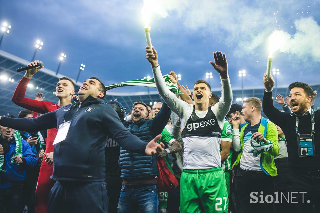 NK Olimpija prvak 2023 slavje