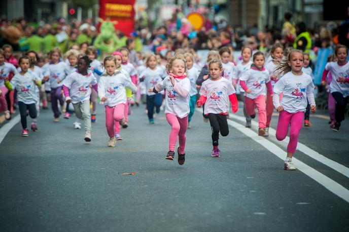 Lumpi tek | Na Ljubljanskem maratonu bodo danes tekli otroci in mladostniki, nedelja pa je rezervirana za tekače na 10, 21 in 42 kilometrov.  | Foto Bor Slana