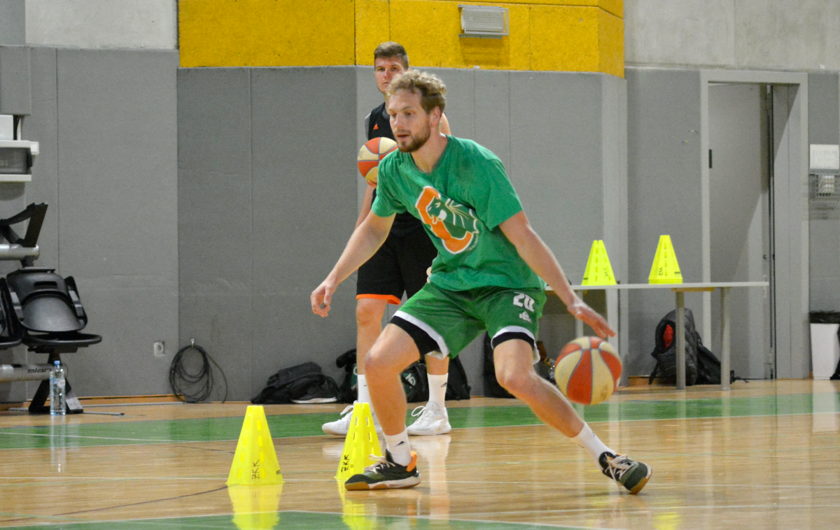 Jaka Blažič in Edo Murić | Foto Cedevita Olimpija Ljubljana