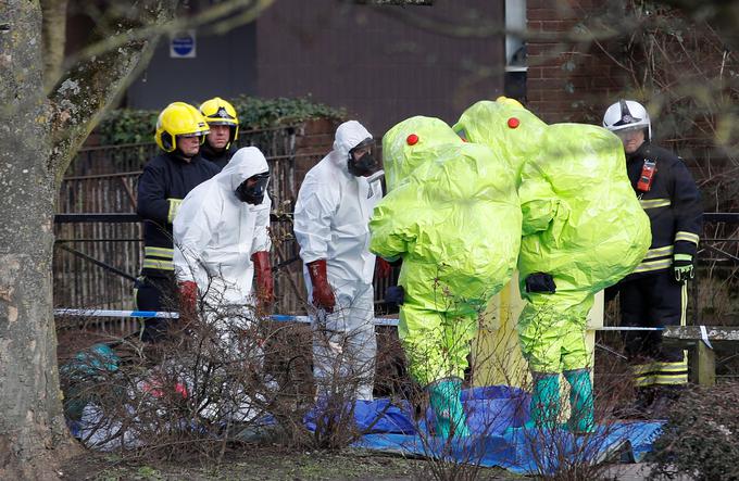 Najvišjo koncentracijo živčnega strupa so našli na vhodnih vratih njunega doma. | Foto: Reuters