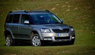 Škoda yeti – v mestnem fraku in outdoor opremi tudi v slovenske salone