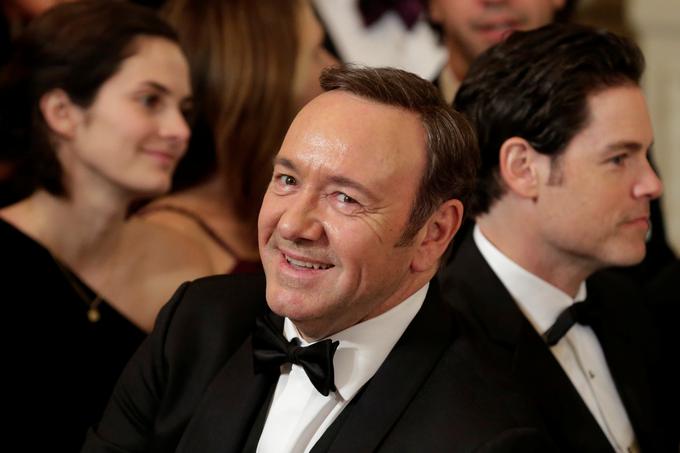 Spacey naj bi moške spolno nadlegoval tudi na snemanjih serije Hiša iz kart. | Foto: Reuters