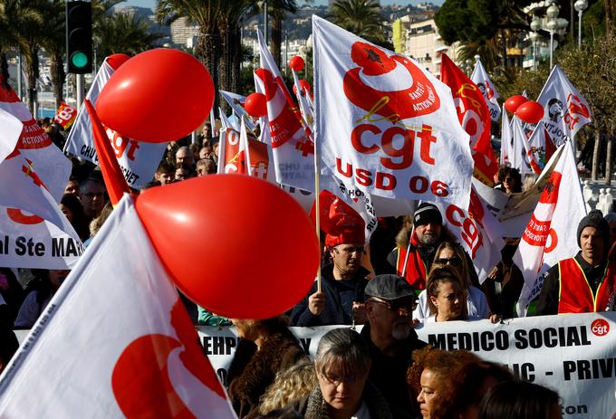 Na protestu proti pokojninski reformi, ki je bil 31. januarja letos, je sodelovalo več ljudi kot na današnjem protestu. | Foto: Guliverimage/Vladimir Fedorenko