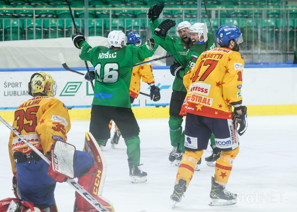 Alpska liga (finale): Olimpija - Asiago