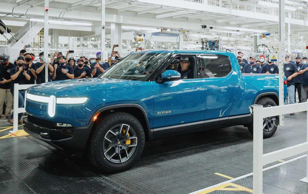 Rivian R1T | Električni poltovornjak R1T je za zdaj najbolj prepoznavno vozilo Rivana. | Foto Rivian