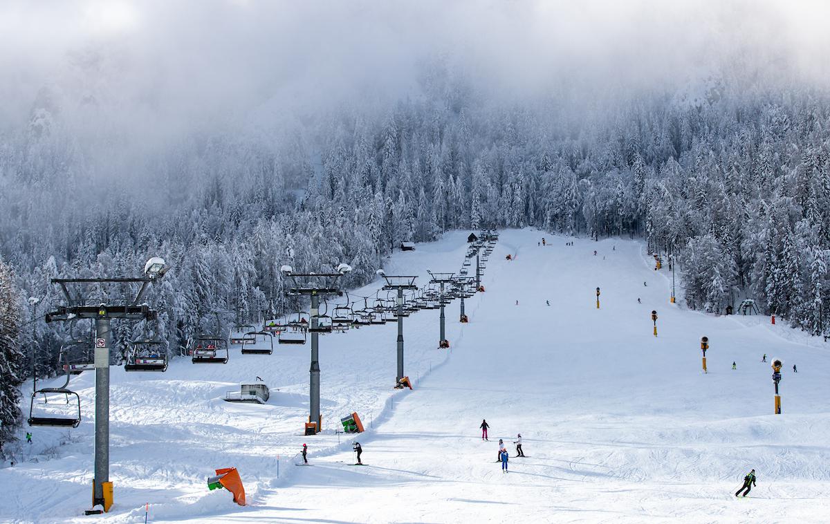 Kranjska Gora smučanje | Udeleženci nordijskega svetovnega prvenstva bodo predvidoma zasedli veliko večino turističnih zmogljivosti na Gorenjskem.  | Foto Matic Klanšek Velej/Sportida