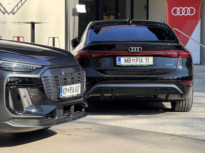 Audi je v Slovenijo pripeljal nova A6 e-tron in Q6-etron, več o obeh avtomobilih pa v prihodnjih dneh. 
 | Foto: Gregor Pavšič