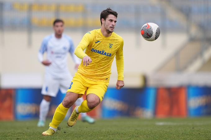 Filip Stuparević je prekinil strelski post Domžal in popeljal Kosićevo četo v vodstvo proti Aluminiju.  | Foto: www.alesfevzer.com