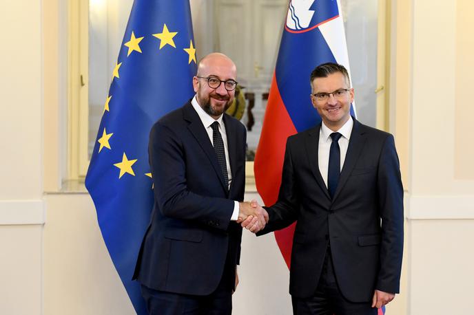 Charles Michel Marjan Šarec | Foto STA