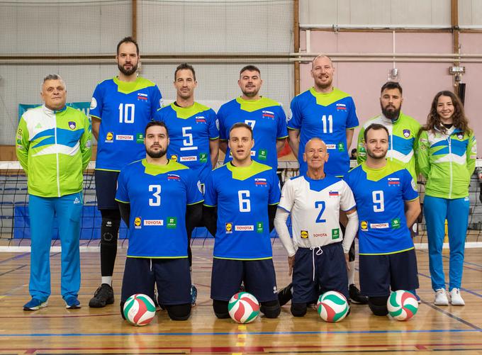 slovenska reprezentanca v odbojki sede | Foto: Odbojkarska zveza Slovenije