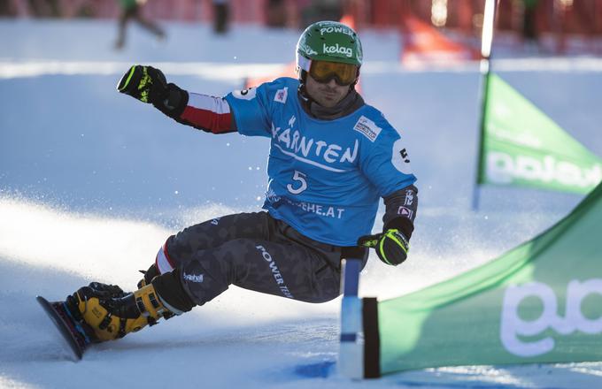 Alexander Payer se je zmage veselil z rojakinjo Sabine Schöffmann. | Foto: Guliverimage/Vladimir Fedorenko