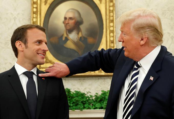 donald trump, emmanuel macron | Foto: Reuters