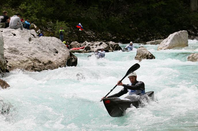 Ekipni spust | Slovenski kajakaši so osvojili srebro v ekipni tekmi klasičnega spusta. | Foto Nina Jelenc