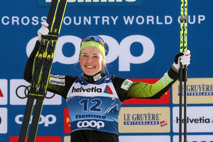 Anamarija Lampič | Anamarija Lampič je v zadnji sezoni štirikrat stala na stopničkah. Od tega je dvakrat zmagala ter skupno v šprintu zasedla tretje mesto. | Foto Gulliver/Getty Images