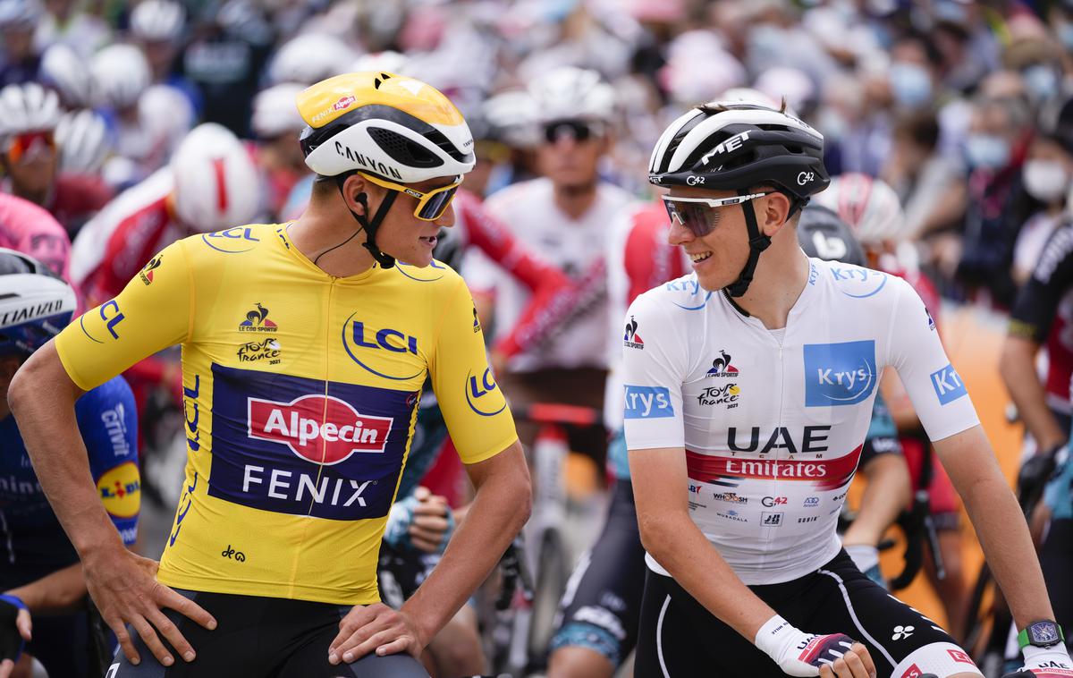 Mathieu van der Poel Tadej Pogačar | Mathieu van der Poel nima želje po nastopu na Touru, precej bolj mu diši Flandrija, Pariz-Roubaix ali dirke na gorskem kolesu. | Foto Guliverimage