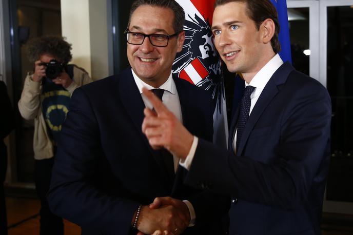 Heinz-Christian Strache in Sebastian Kurz | Foto Reuters