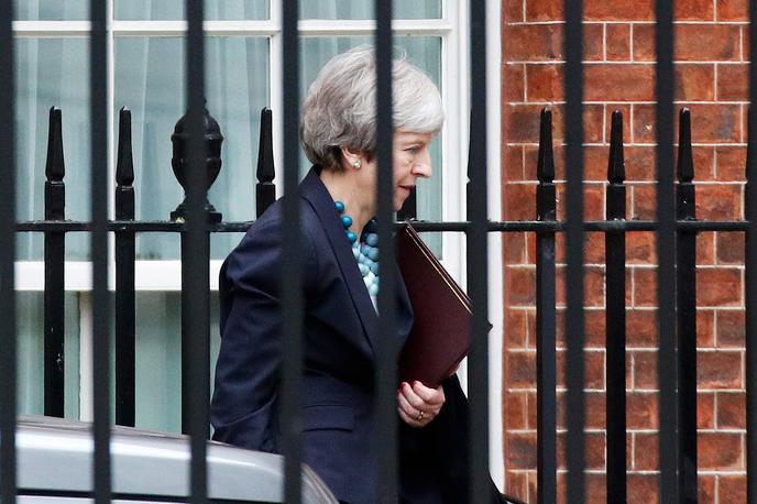 Theresa May | Pred britanskim parlamentom je nekaj pomembnih glasovanj. | Foto Reuters