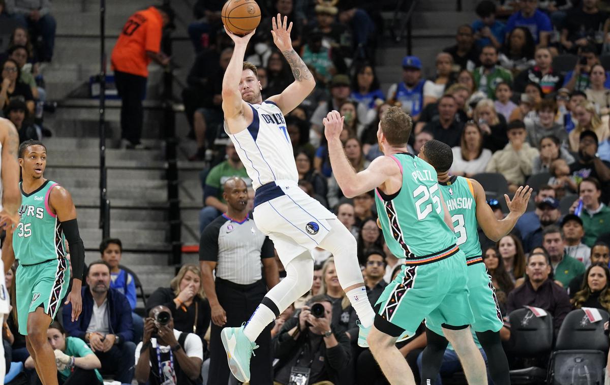 Dallas San Antonio Luka Dončić | Kako bo Luka Dončić navdušil tokrat? | Foto Reuters