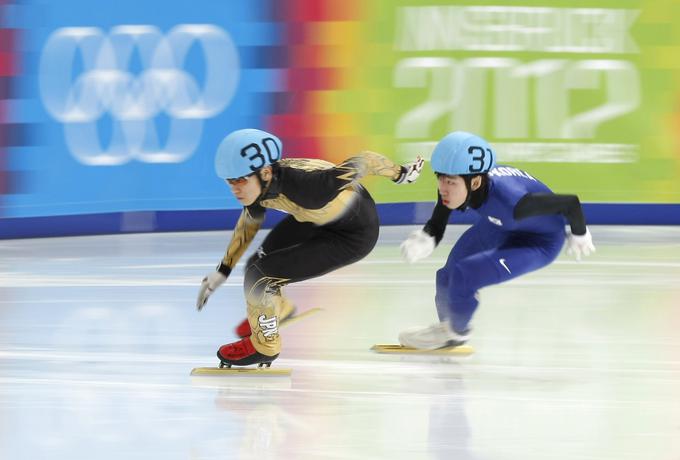 Kei Saito (s št. 30) je bil prvi športnik, ki se je od Pjongčanga moral posloviti zaradi kršitve protidopinških pravil. | Foto: Reuters