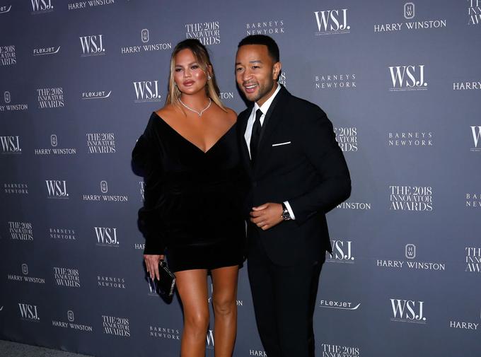 Chrissy Teigen je predvsem zahvaljujoč aktivnosti na družbenih omrežjih osvojila tretje mesto. | Foto: Getty Images