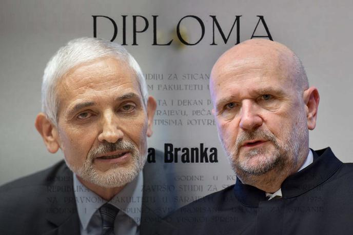 Masleša | Predsednik vrhovnega sodišča Damijan Florjančič je v odzivu na stališče sodnega sveta med drugim zapisal, da so podatki o izobrazbi sodnikov, torej tudi o Masleševi diplomi, zaupne narave.  | Foto STA