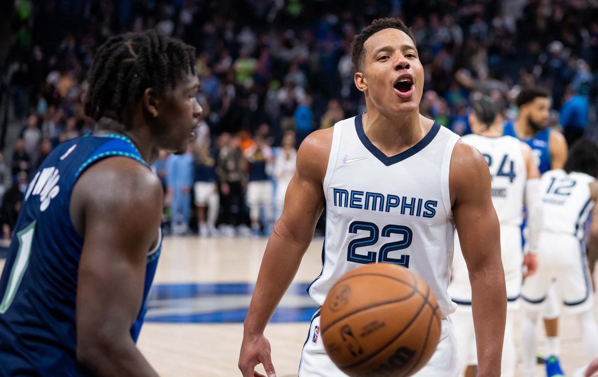 Minnesota Memphis | Memphis je še v tretji četrtini zaostajal za -25, a nato po veličastnem preobratu osvojil Minneapolis in zmagal za +9! Desmond Bane je prispeval 26 točk, od tega kar sedem trojk. | Foto Reuters