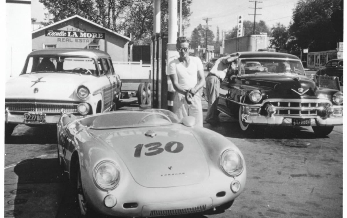 James Dean porsche | James Dean se je s porschejem 550 spyder vozil le devet dni. | Foto Bringatrailer