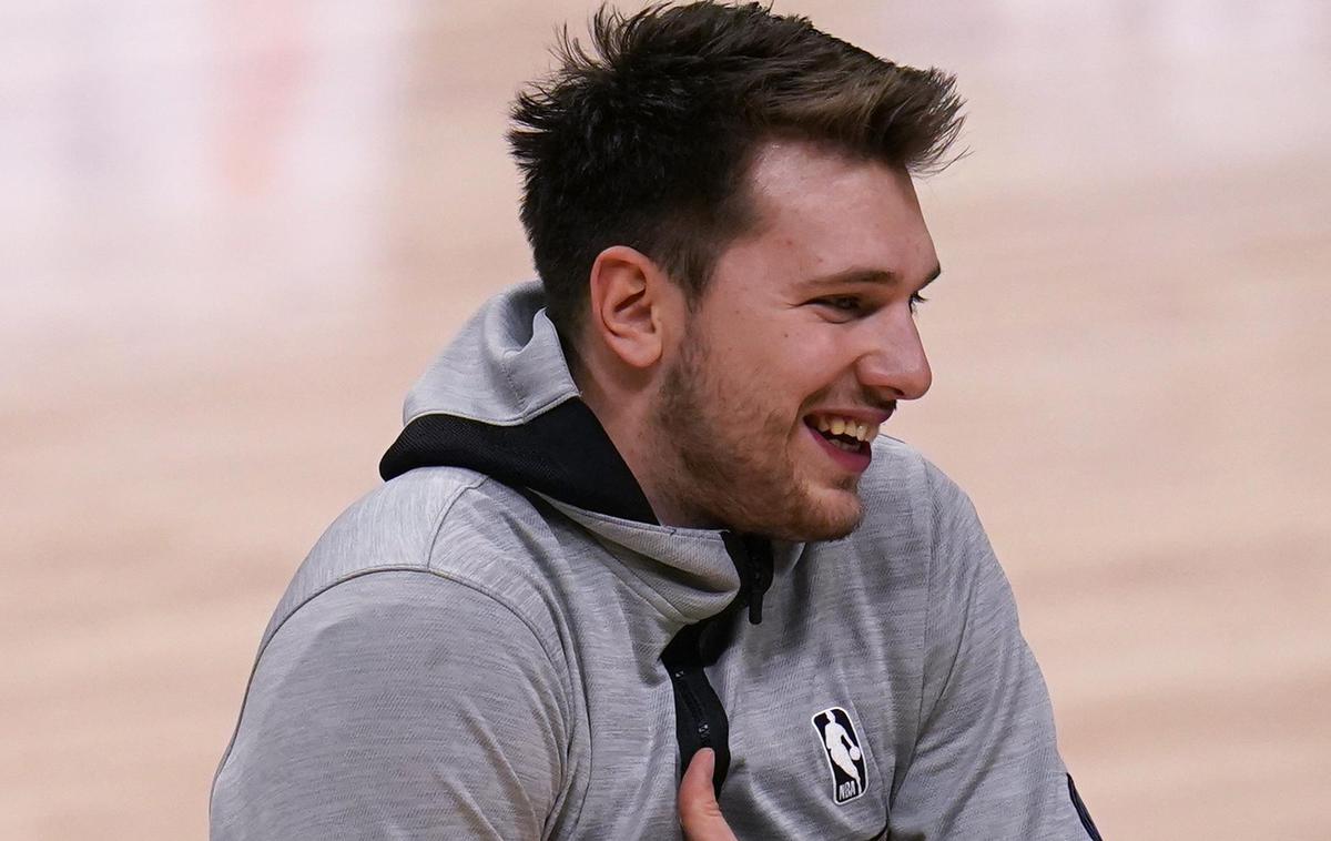 Luka Dončić | Dallas Luke Dončića, ki je postal igralec tedna zahodne konference, bi se moral pomeriti z New Orleans Pelicans, a je srečanje prestavljeno. | Foto Guliverimage