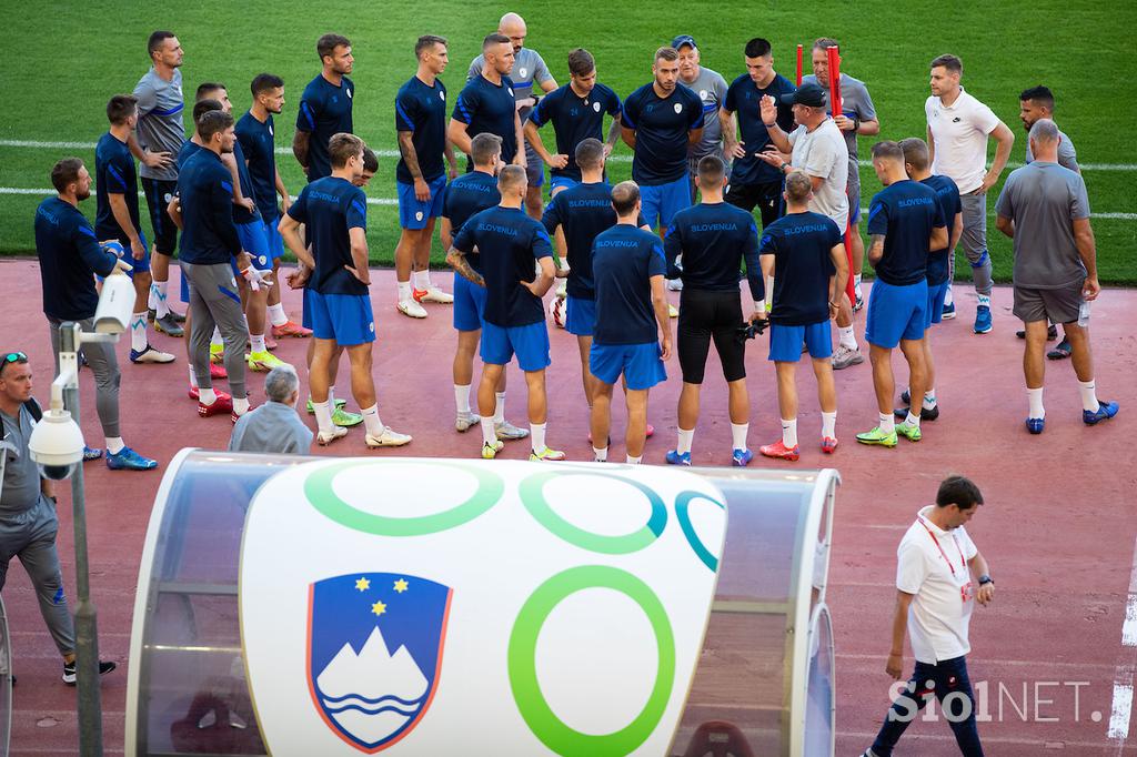 slovenska nogometna reprezentanca, trening, novinarska konferenca, Split