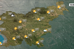 Ponoči se bo oblačnost razširila nad vso Slovenijo